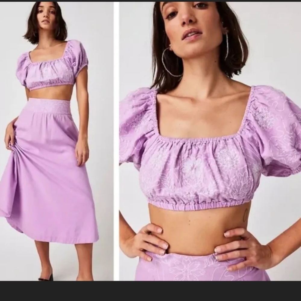 NWOT L Free People Lotus Set